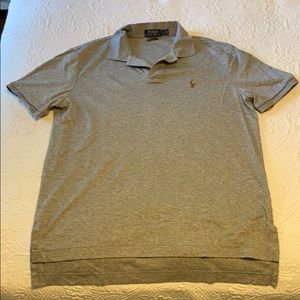 Men’s polo - light grey, prima soft touch
